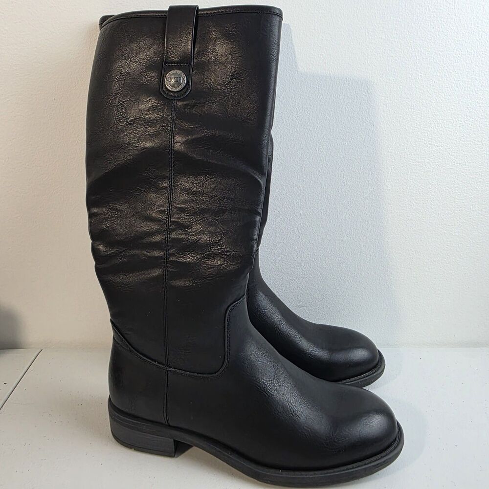 NEW Frye and Co. Womens Charlize Stacked Heel Riding Boots Black Size 6.5 NIB